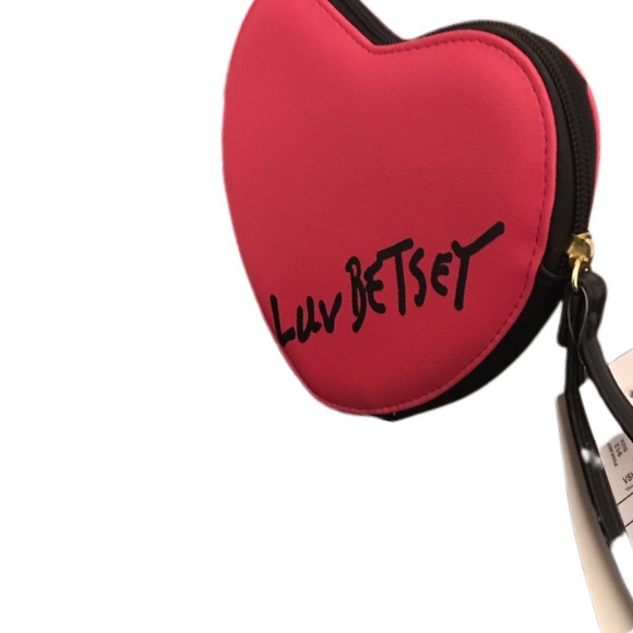 Betsey Johnson Heart purse wristlet - Picture 5 of 6